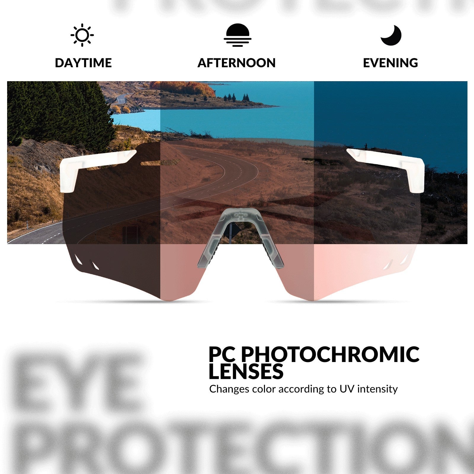 Photochromic Windproof Cycling Glasses