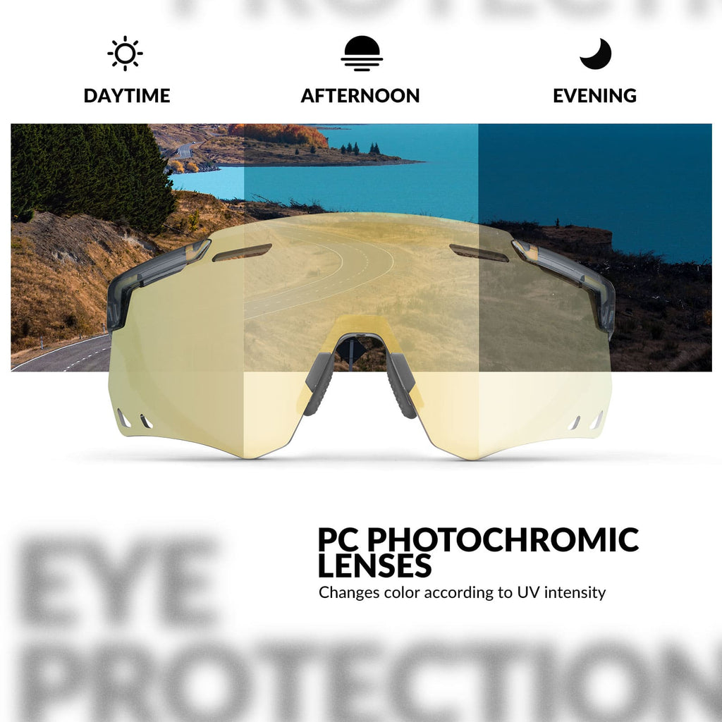 Photochromic Windproof Cycling Glasses