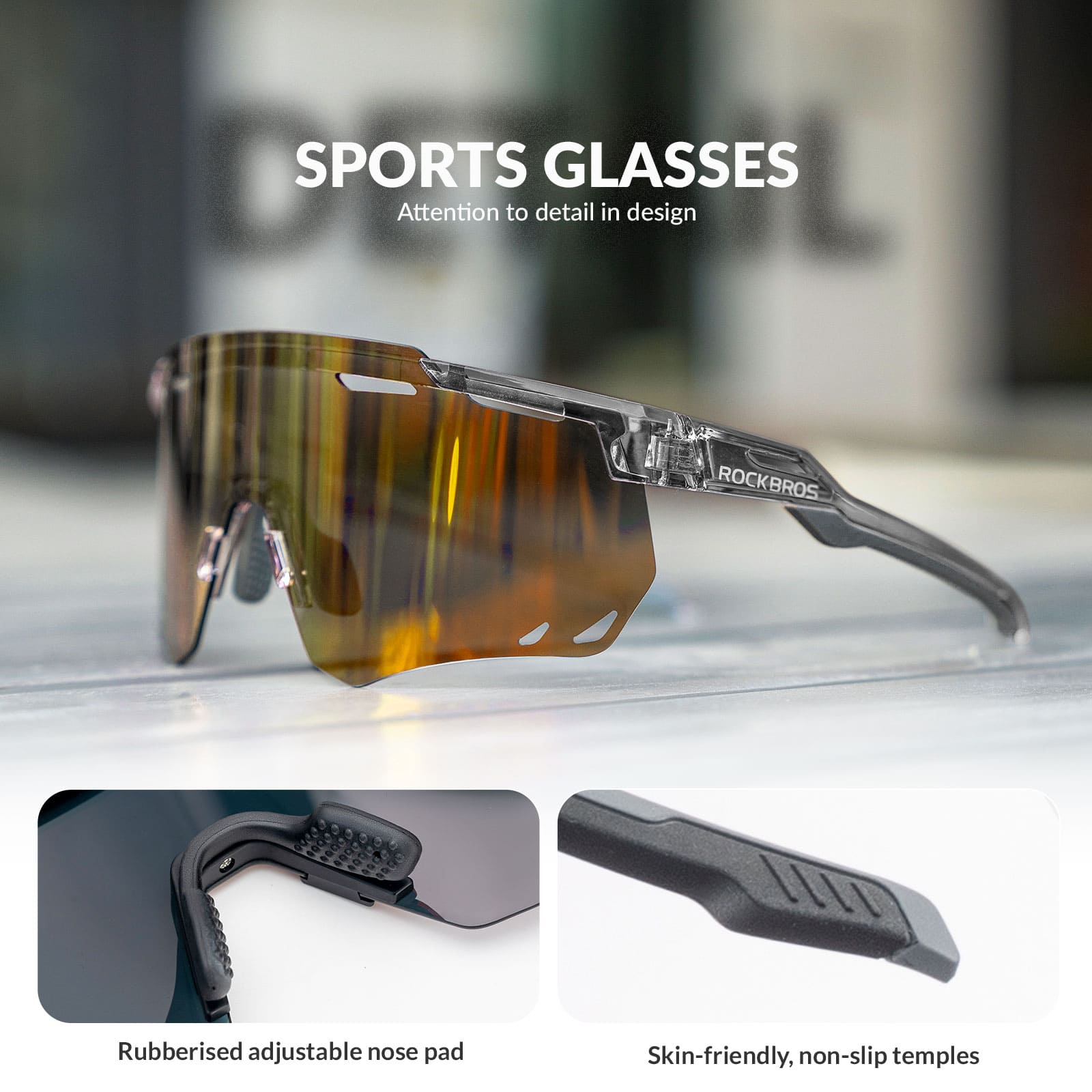 Photochromic Windproof Cycling Glasses