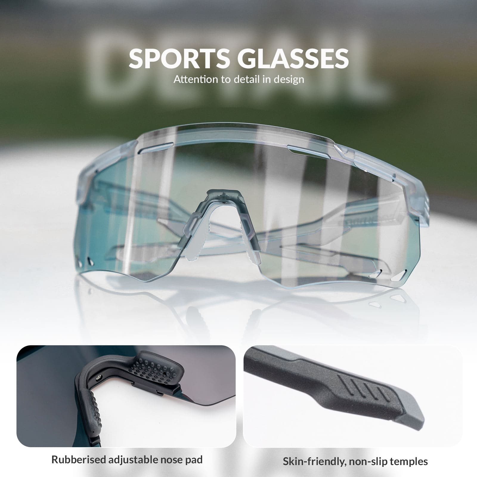 Photochromic Windproof Cycling Glasses
