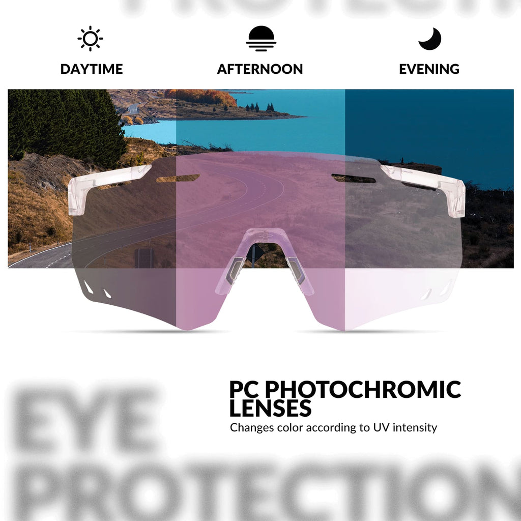Photochromic Windproof Cycling Glasses