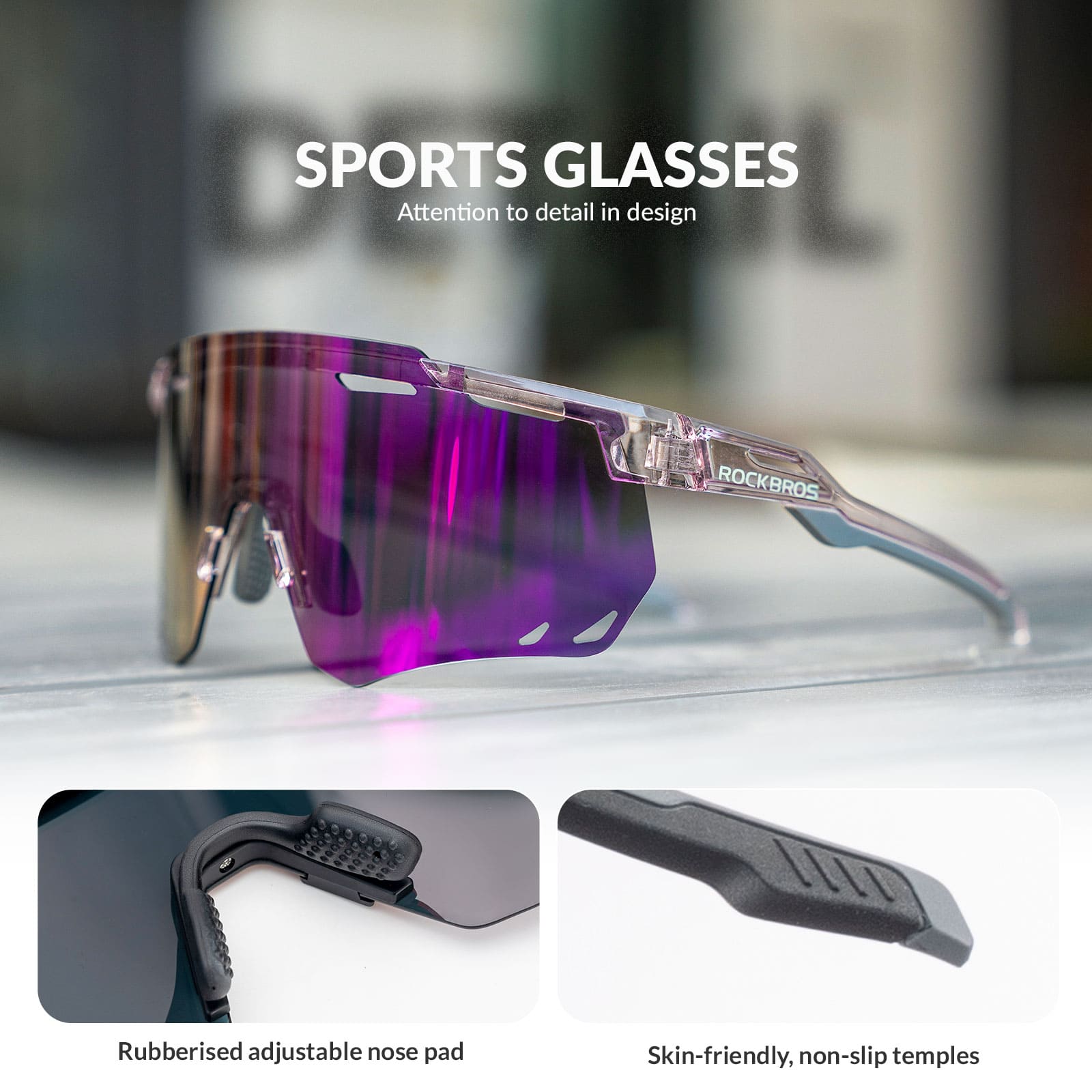 Photochromic Windproof Cycling Glasses