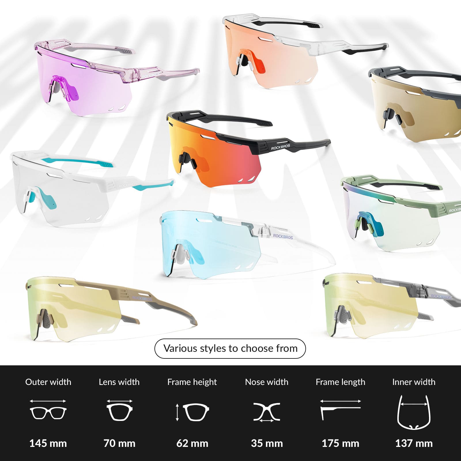 Polarized Windproof Cycling Glasses
