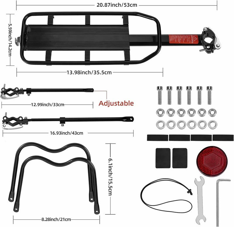 Quick Release Seatpost Bike Rack