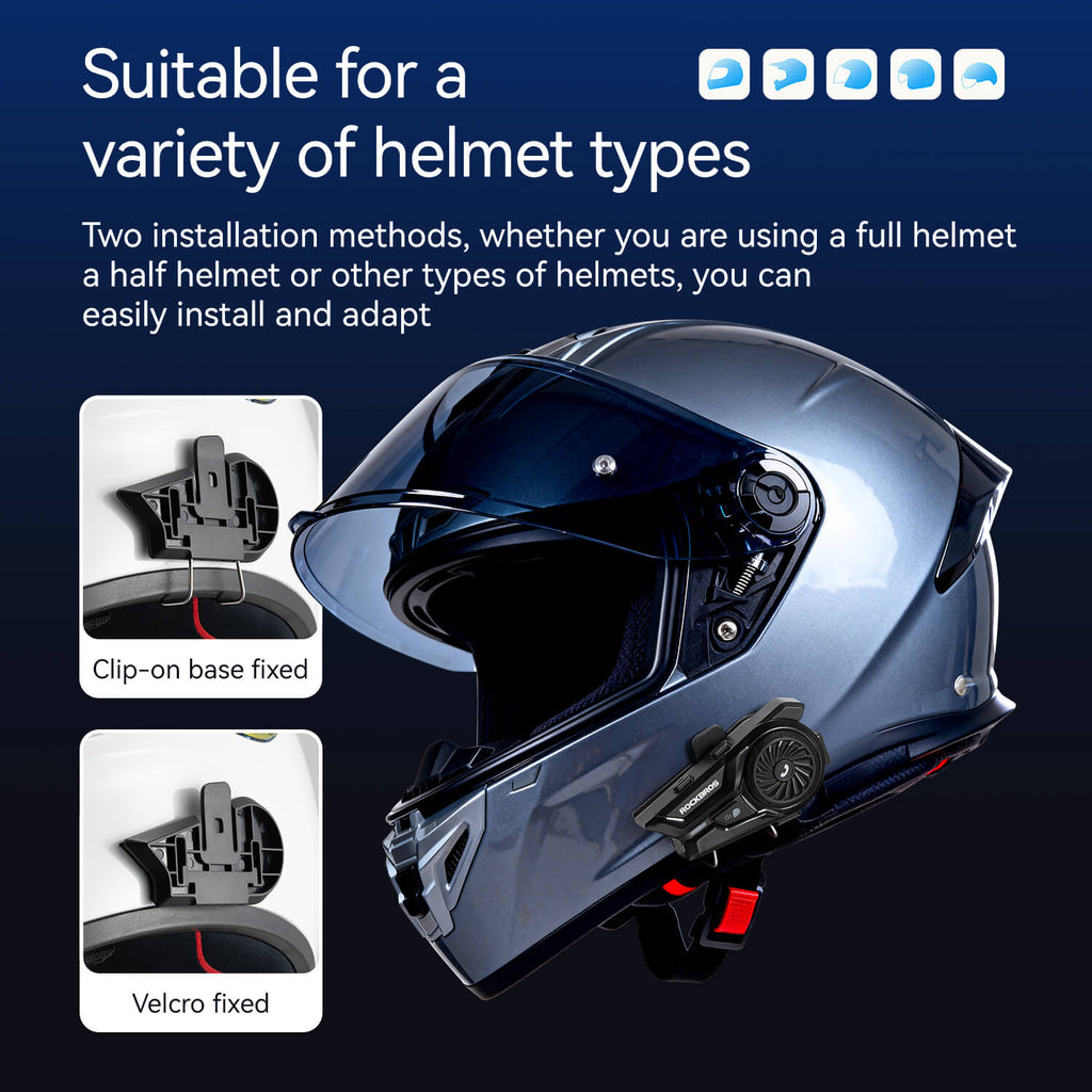 R1 Motorcycle Helmet Bluetooth Headset