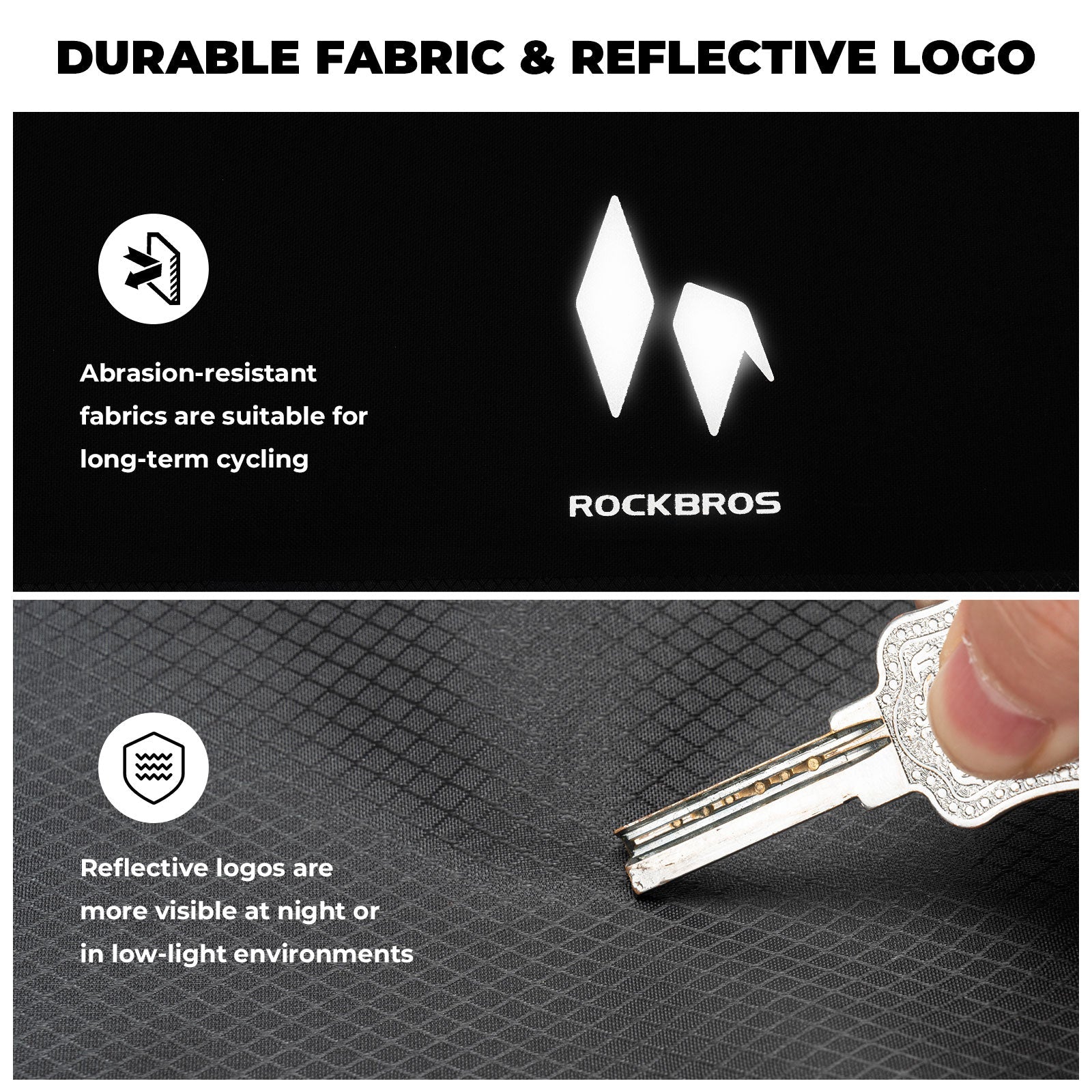RideMate Front Fork Rack Bag - 7L
