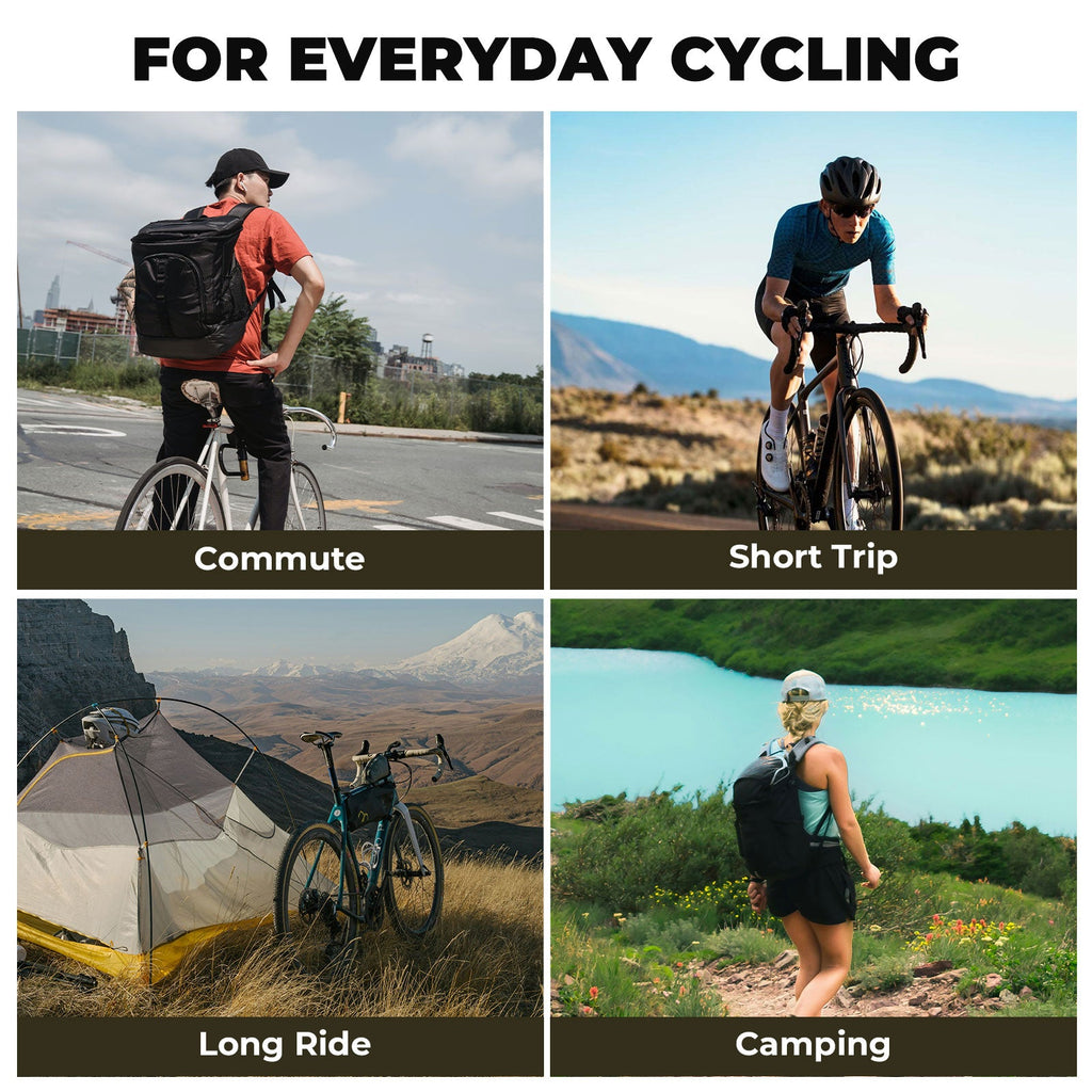 RideMate Front Fork Rack Bag - 7L