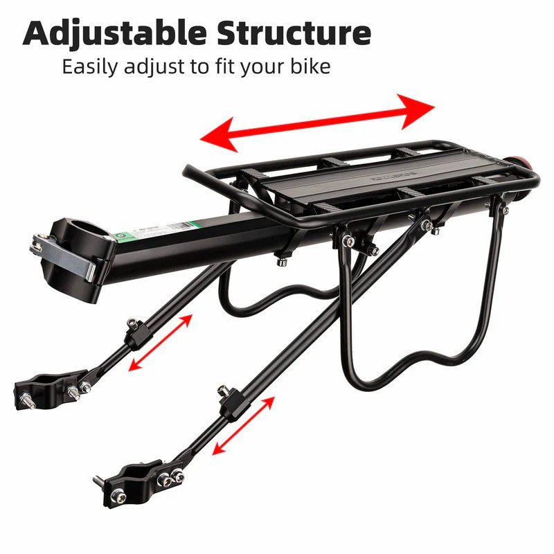Seatpost Mounted Bike Rear Rack with Bolt-On Mount