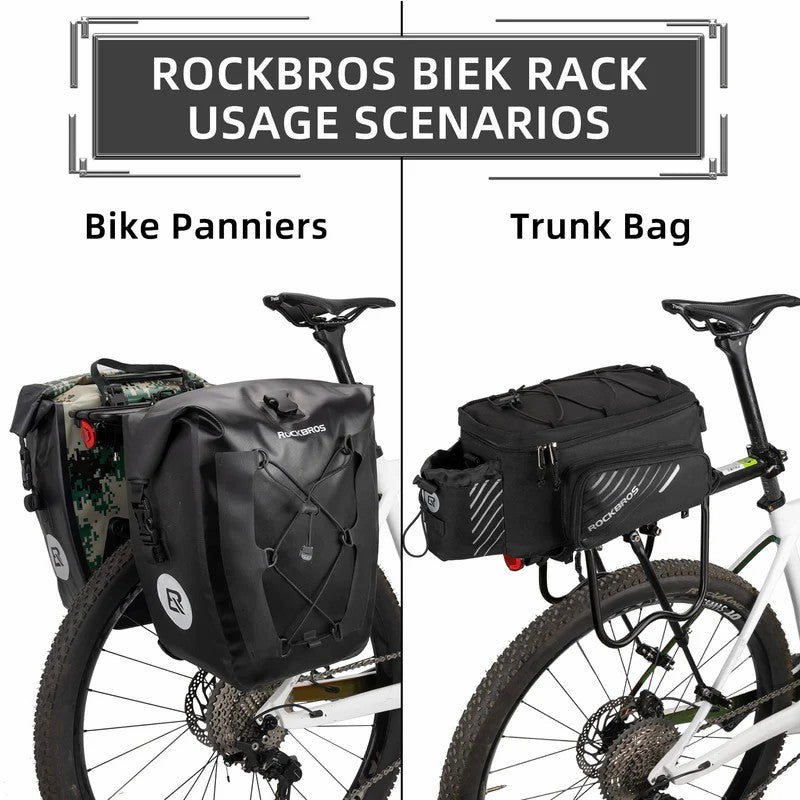 Seatpost Mounted Bike Rear Rack with Bolt-On Mount