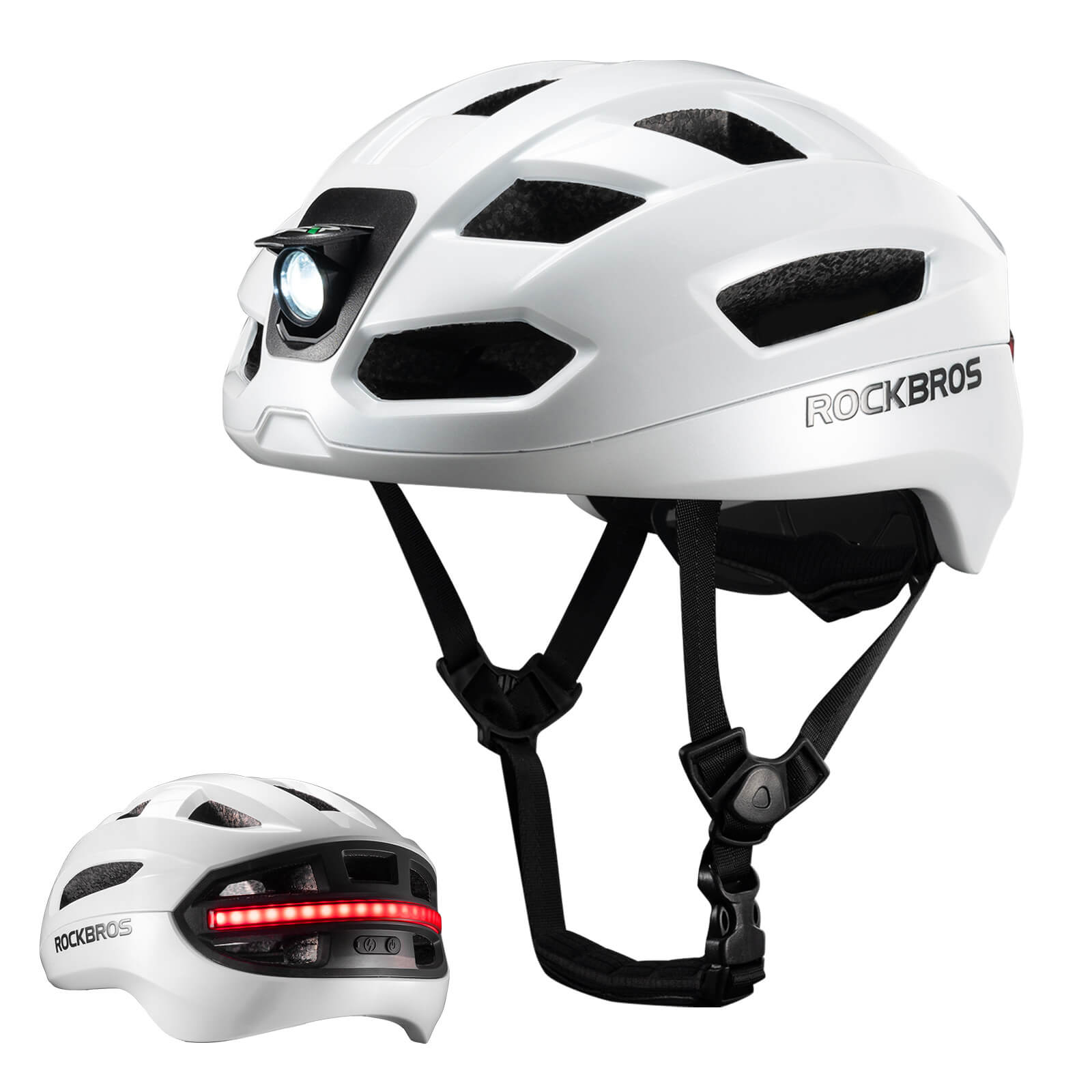 Smart Bike Helmet with Remote-Controlled Warning Lights