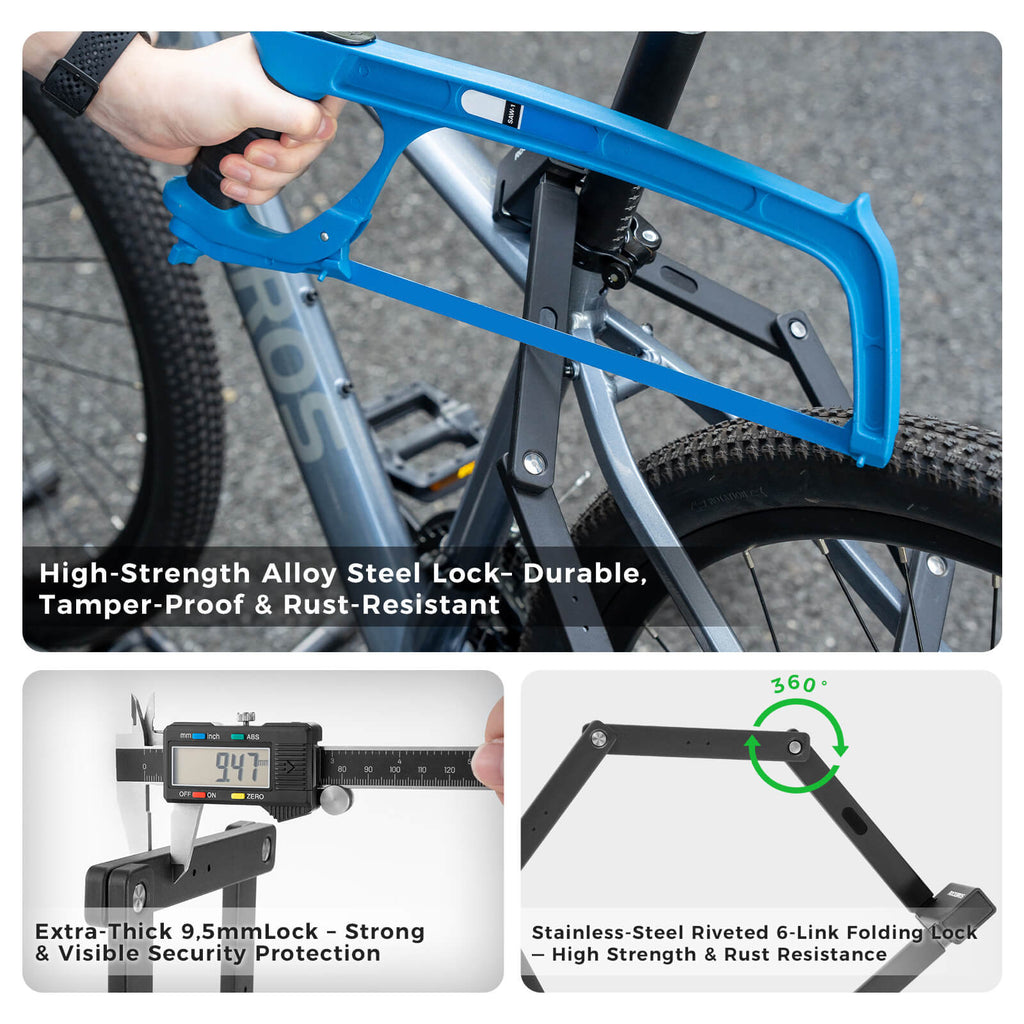 Folding Bike Lock – Sold Secure Gold & ART Certified