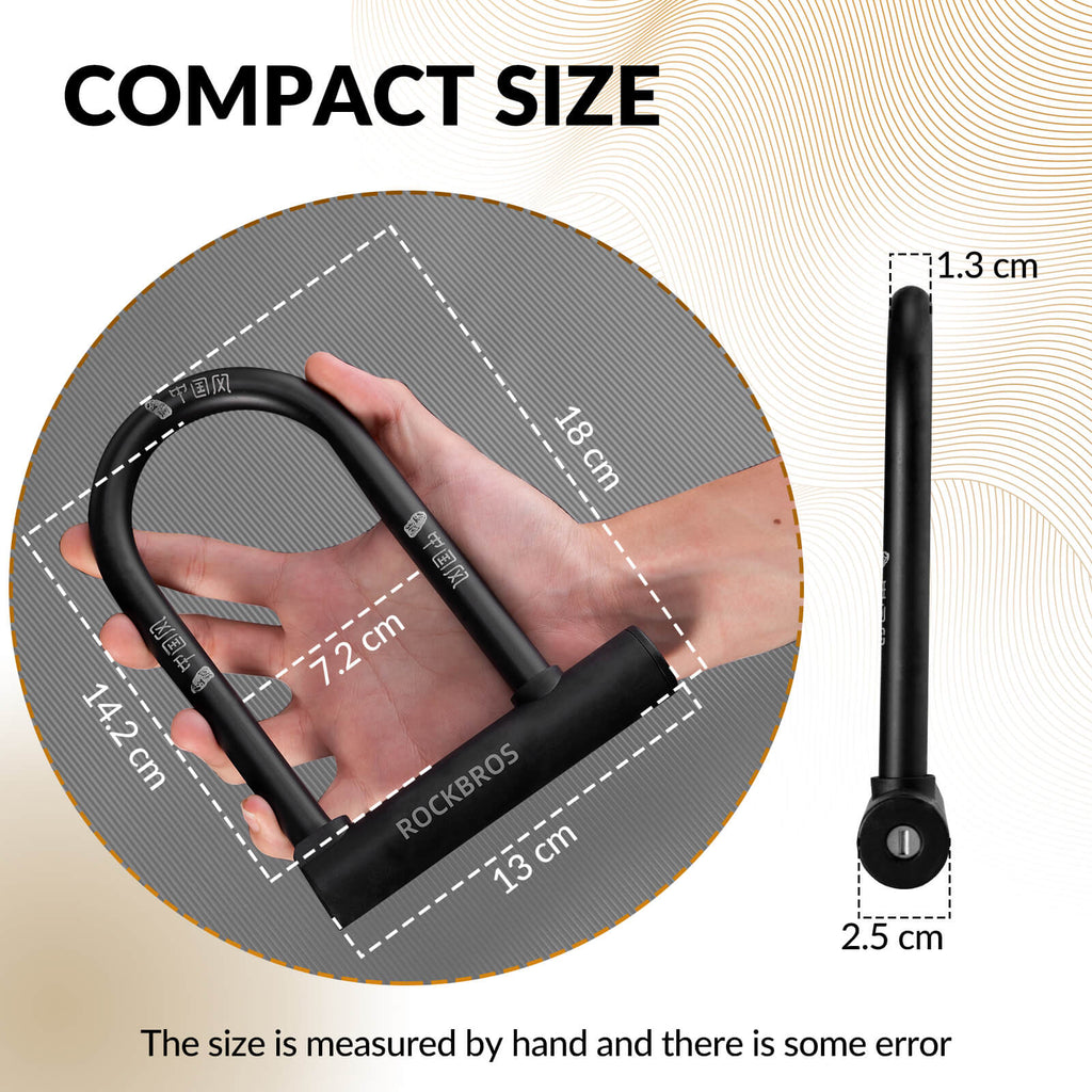 U-Lock Bike Lock for Secure Bicycle Protection