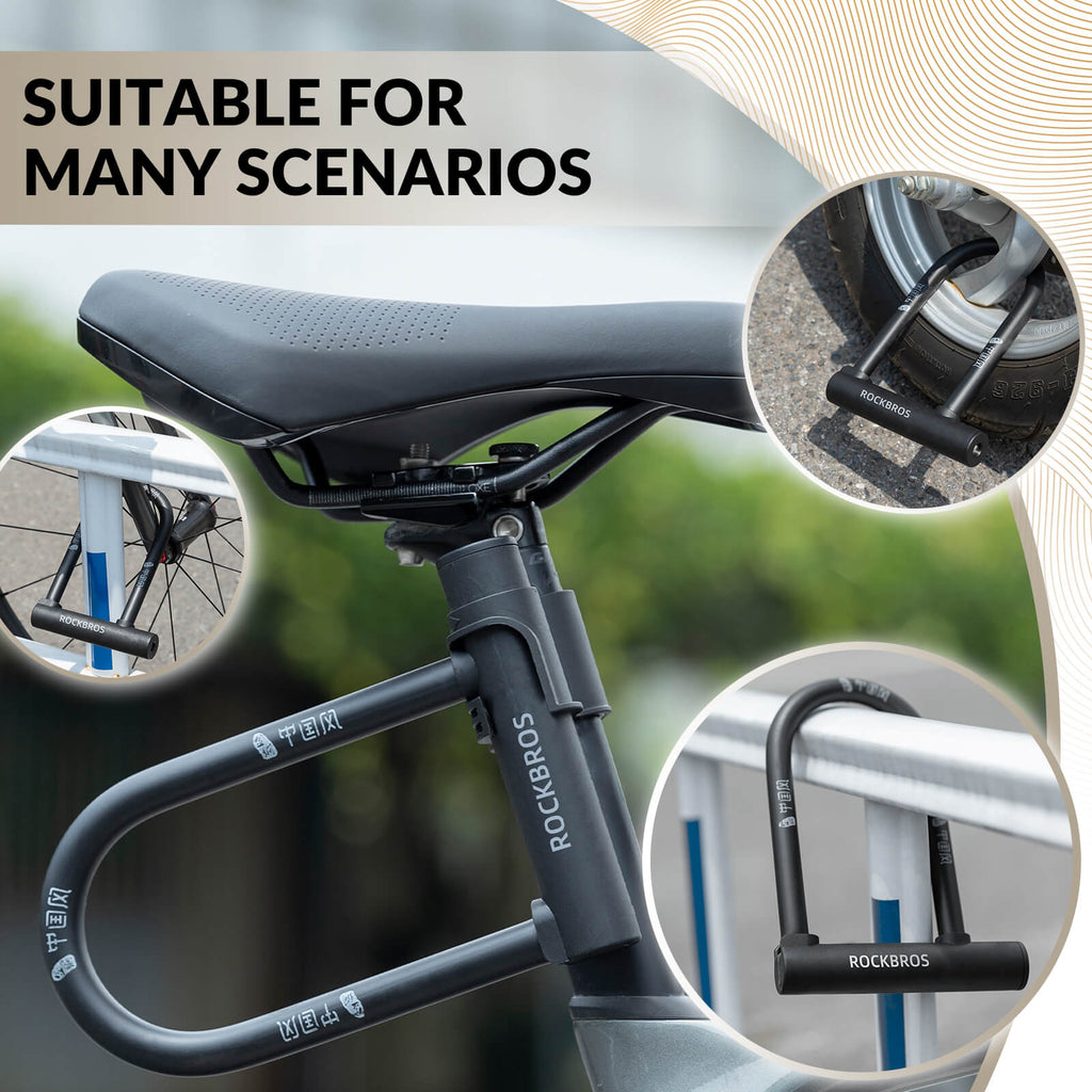 U-Lock Bike Lock for Secure Bicycle Protection