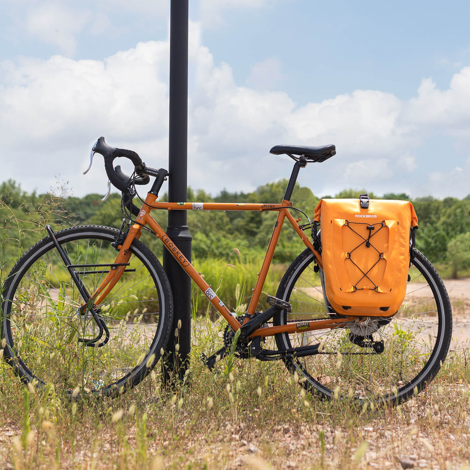 ROCKBROS Fully Waterproof Bike Pannier Large Capacity
