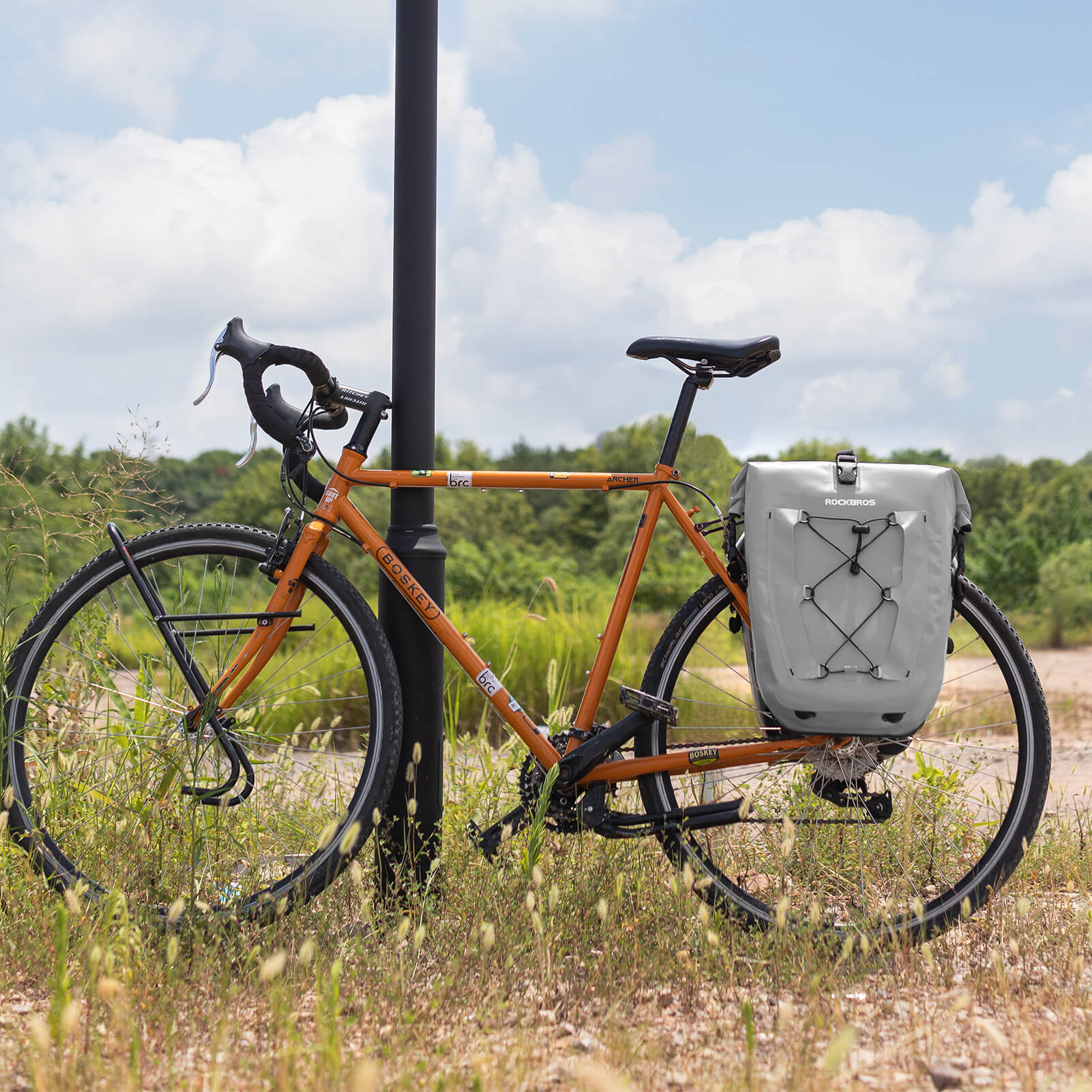 ROCKBROS Fully Waterproof Bike Pannier Large Capacity
