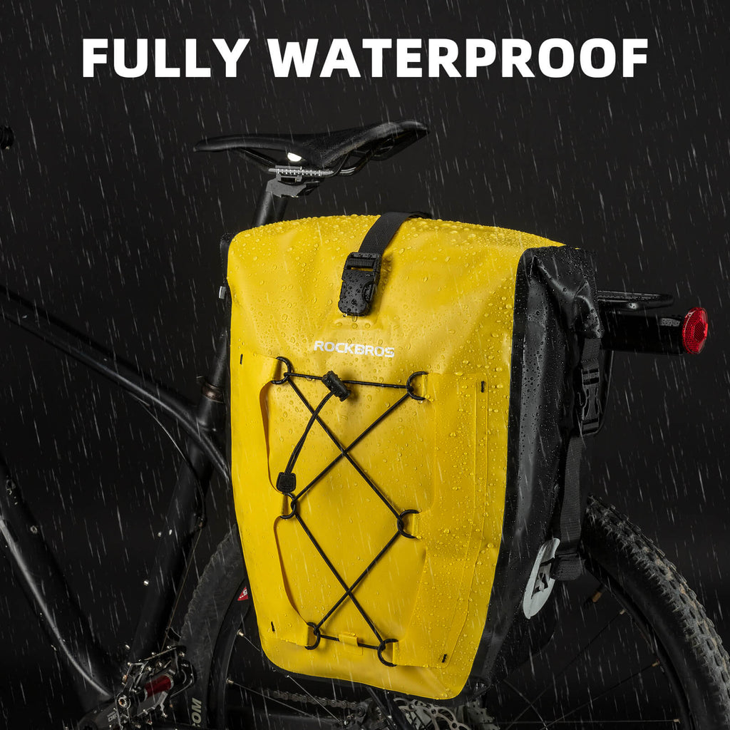 ROCKBROS Fully Waterproof Bike Pannier Large Capacity