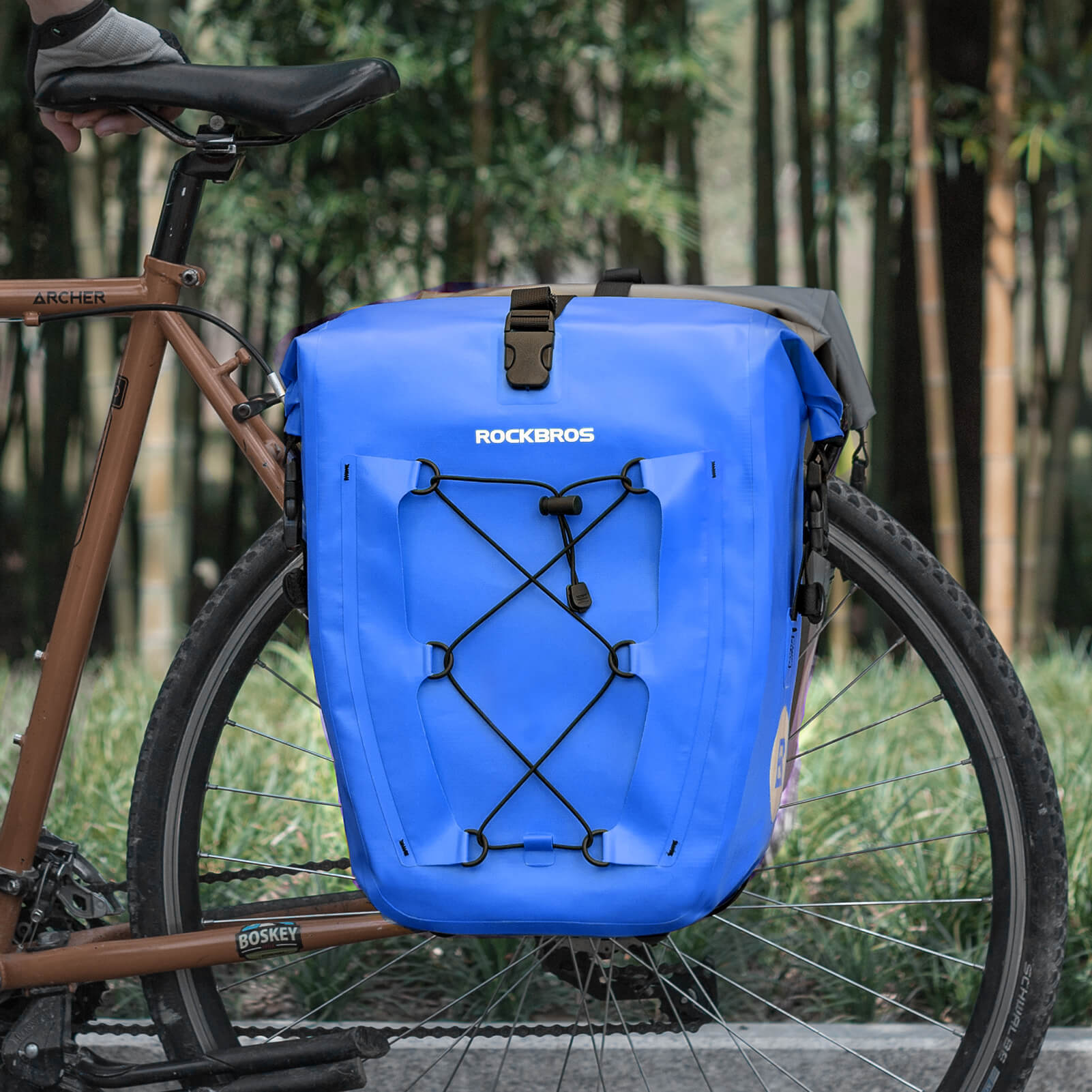 ROCKBROS Fully Waterproof Bike Pannier Large Capacity
