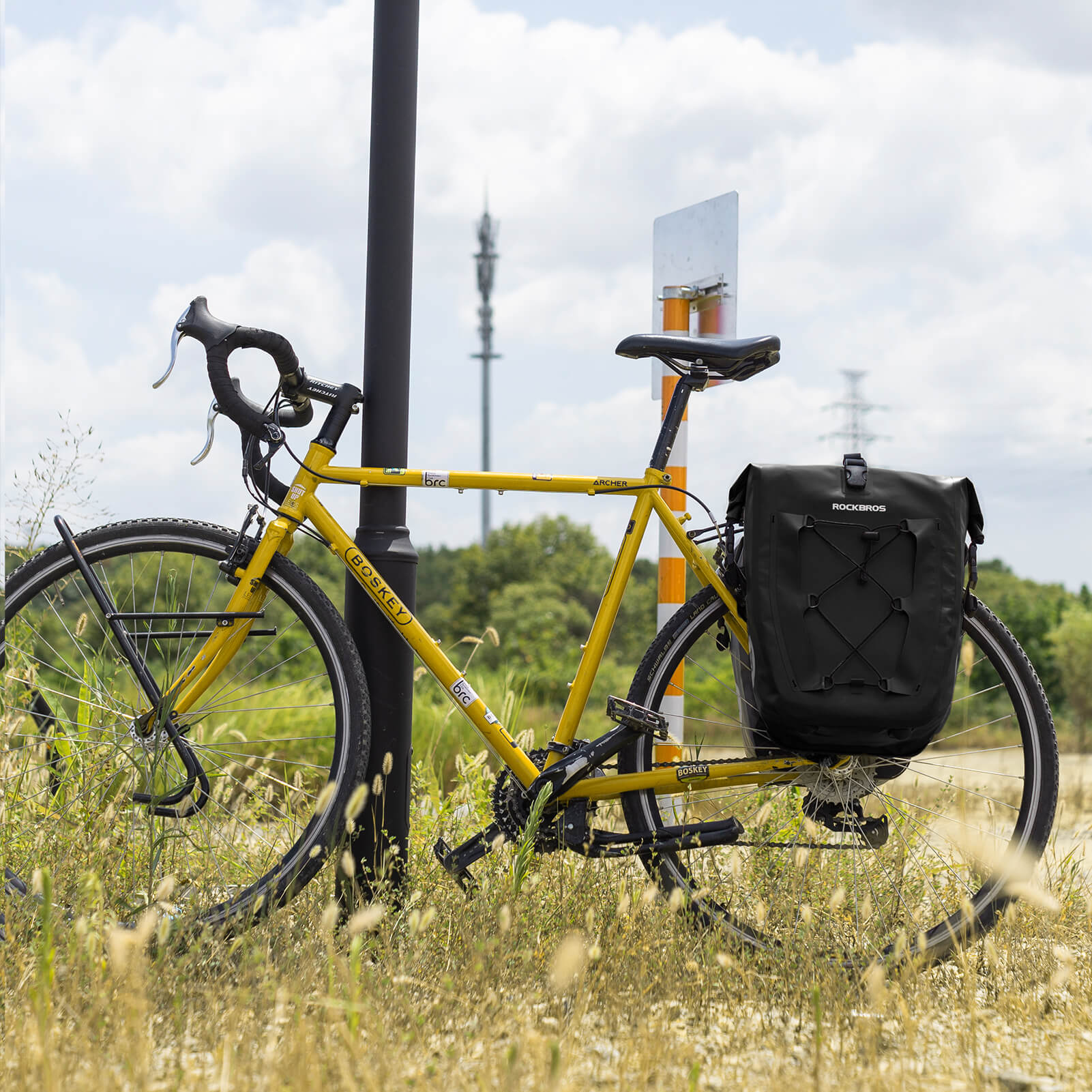 ROCKBROS Fully Waterproof Bike Pannier Large Capacity