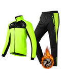 Cycling Kit Thermal Fleece Windproof Jeckets & Pants