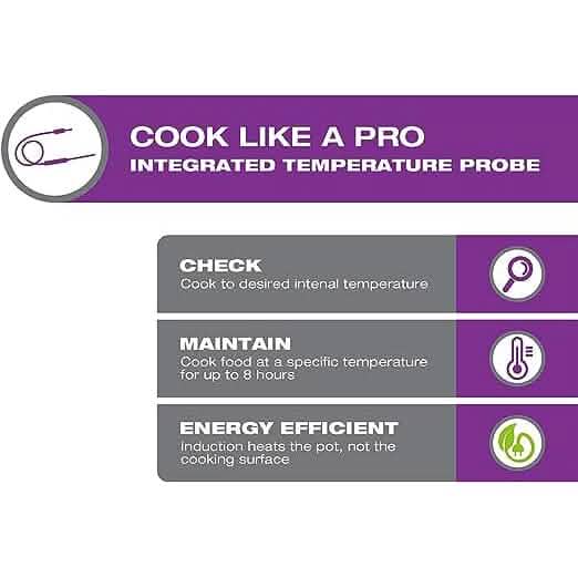 Salton Induction Cooktop with Temperature Probe