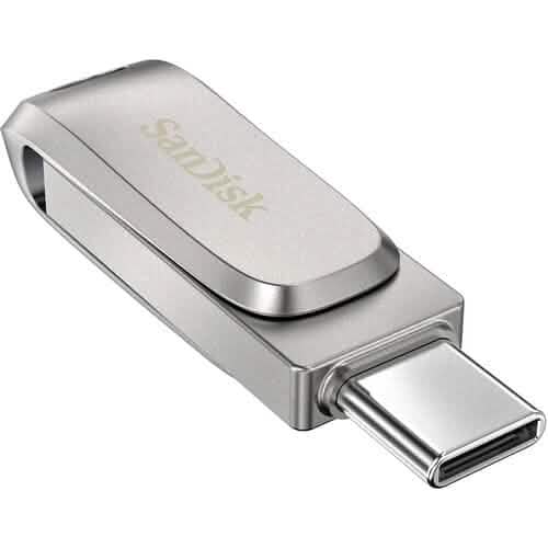 SanDisk 512GB Ultra Dual Drive Luxe USB 3.1 Flash Drive (USB Type-C / Type-A) (Refurbished)