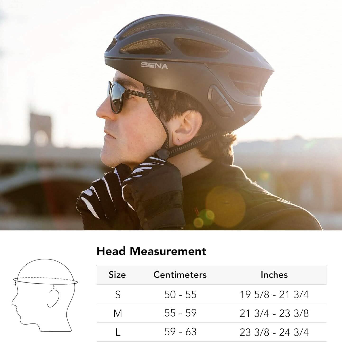 Sena R1 / R1 EVO Smart Communications Cycling Helmet  (Refurbished)