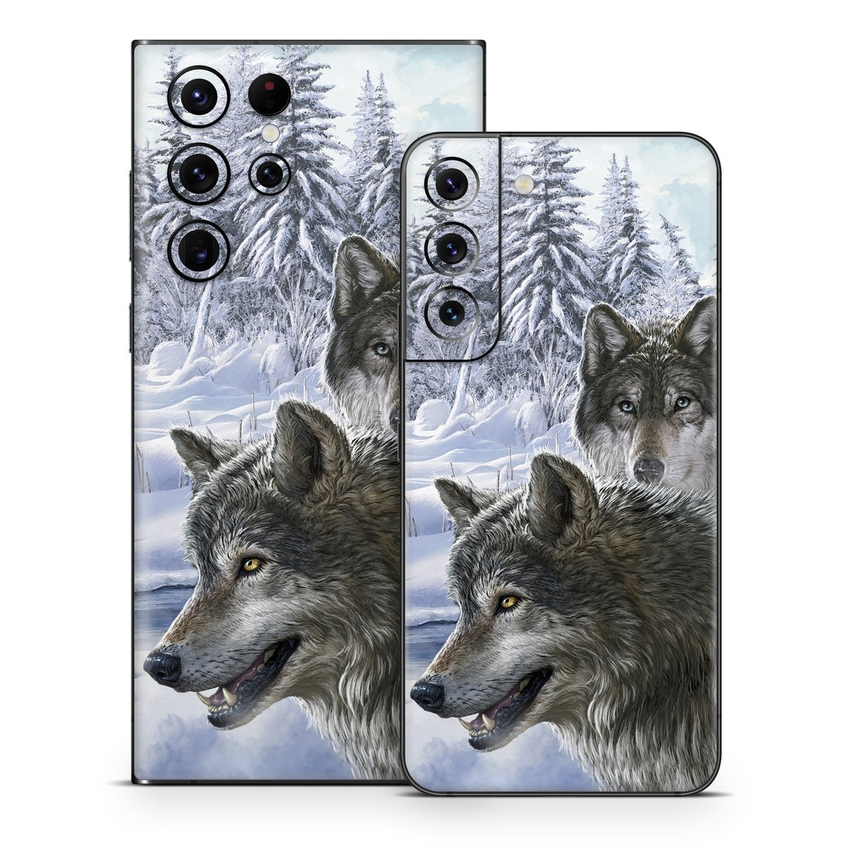 Snow Wolves - Samsung Galaxy S22 Skin