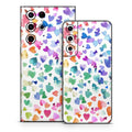 Valentines Love Hearts - Samsung Galaxy S22 Skin