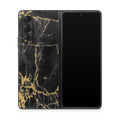 Black Gold Marble - Samsung Galaxy Z Fold5 Skin