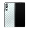 Checker Light Blue - Samsung Galaxy Z Fold5 Skin