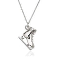 Silver Filled High Polish Finsh Skatecharm and Chain