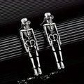 Skeleton Design Dangle Earrings