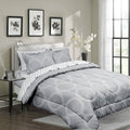 Sloane Street Ogee Bed in a Bag with Solid Reverse Comforter