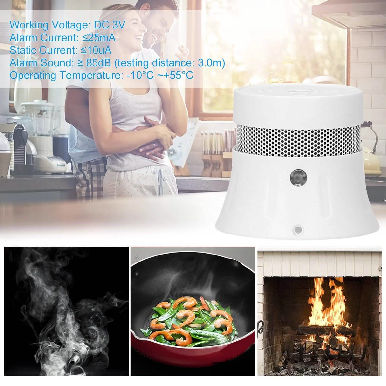 Smart WiFi Standalone Photoelectric Smoke Alarm