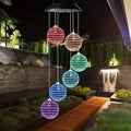 Solar Wind Chimes Light - Mobile Hanging LED Light, Color Changing Wind Chime