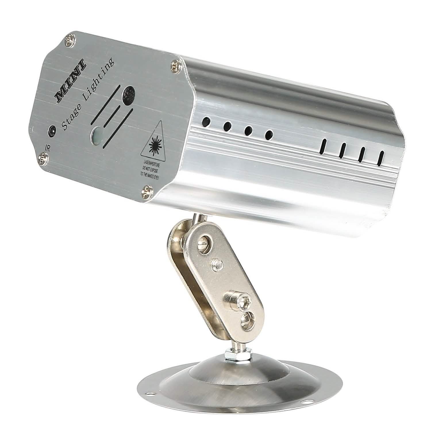 Sound Activated LED Projected Laser Patterns