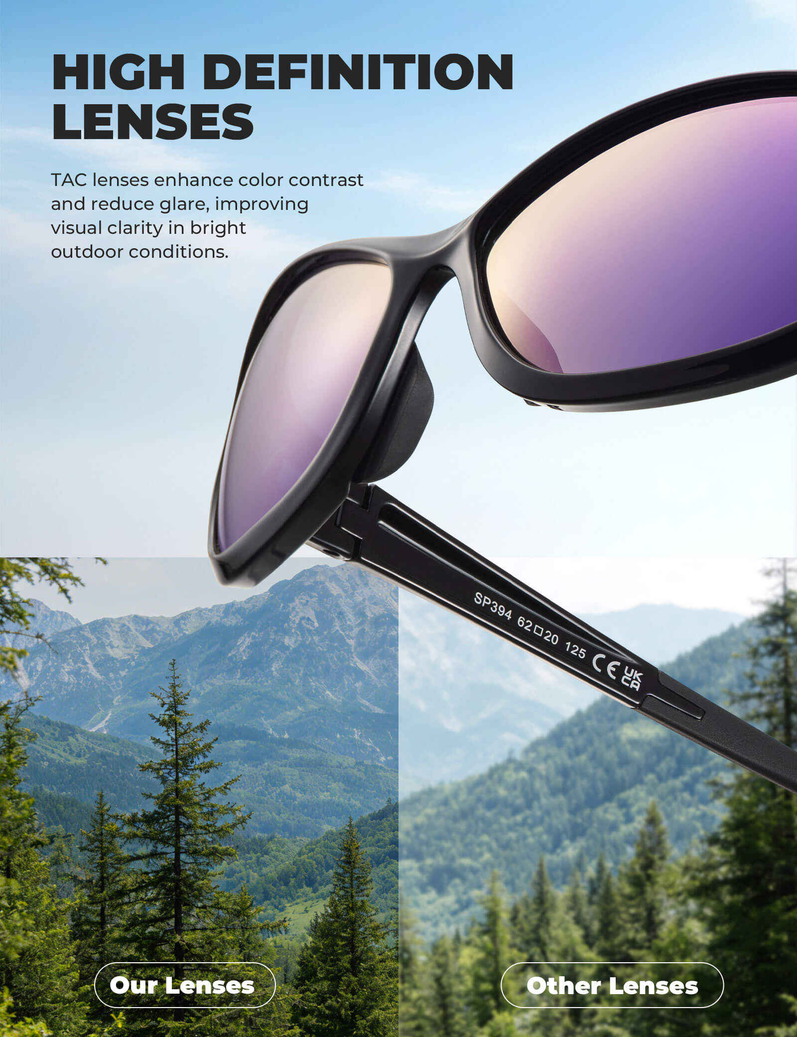 SP394 Outdoor Polarized Sunglasses