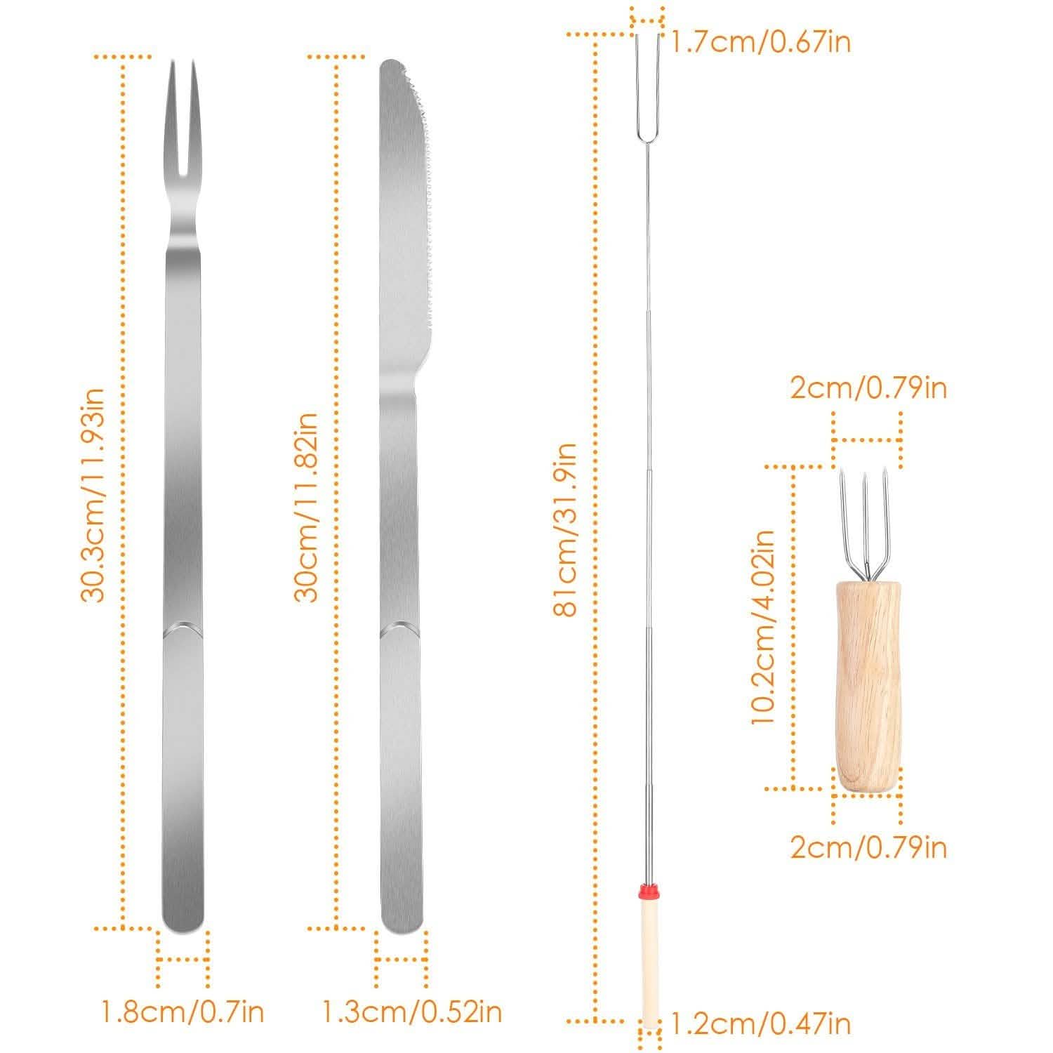 Stainless Steel Roasting Sticks