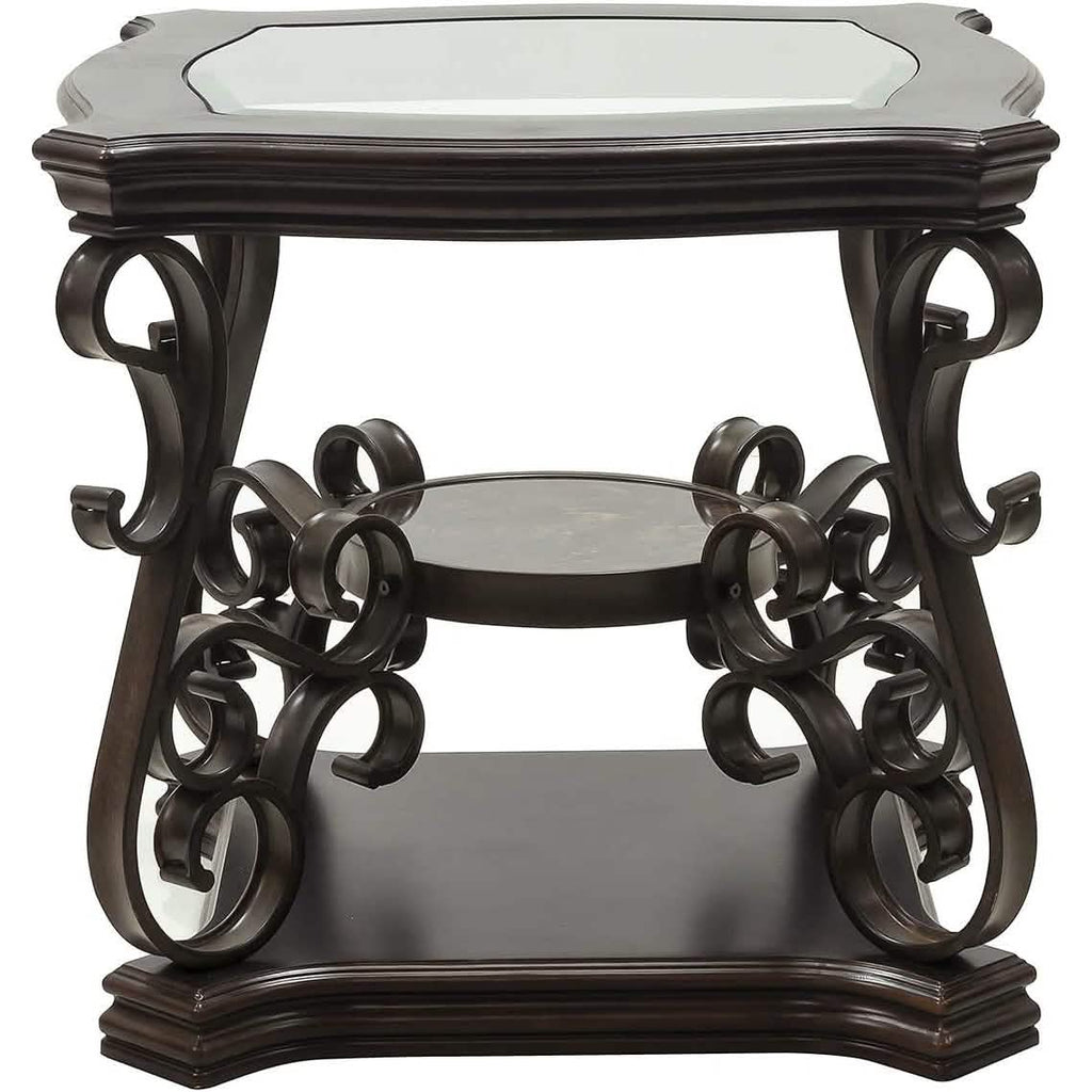 Traditional End Table Accent Bedside Nightstand