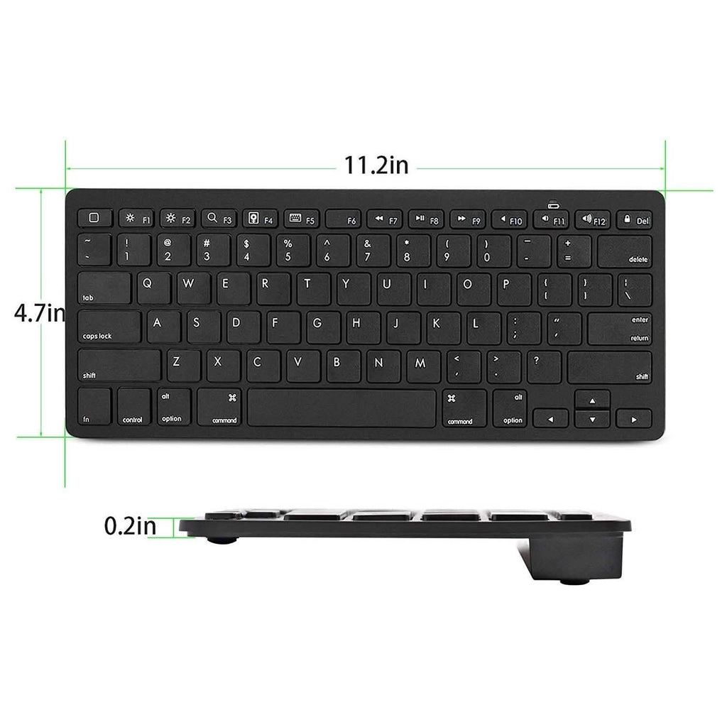 Ultra-Slim Bluetooth Keyboard - Assorted Colors