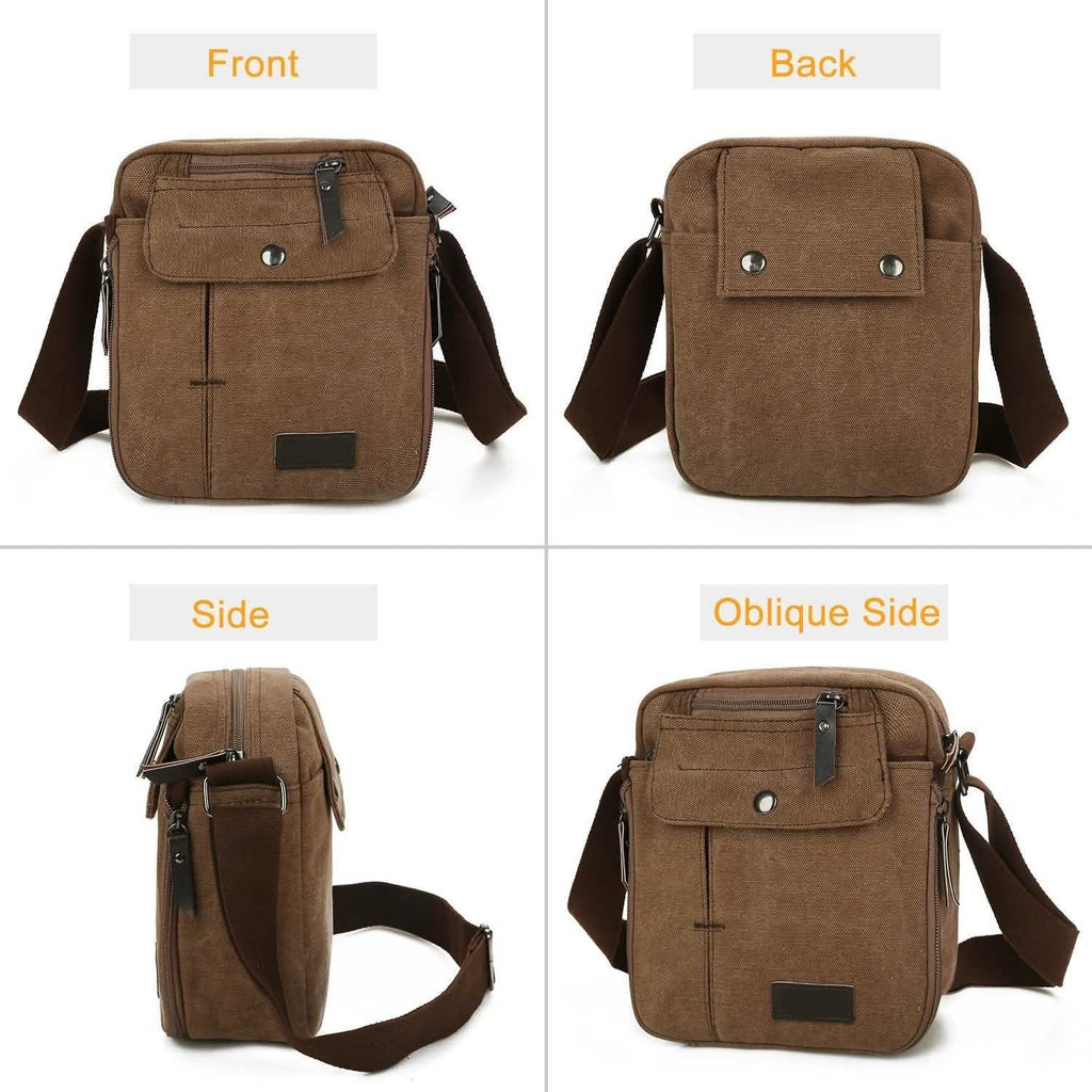 Unisex Crossbody Bags Canvas