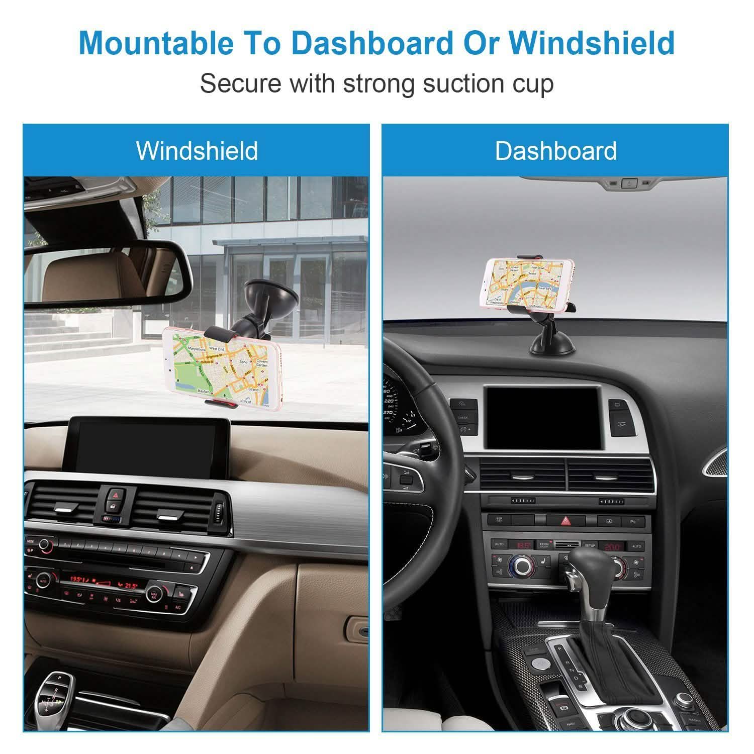 Universal Car Phone Holder 360° Rotation