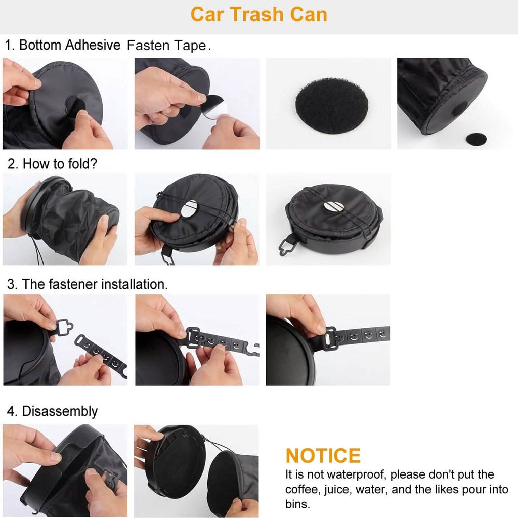 Universal Portable Car Trash Can