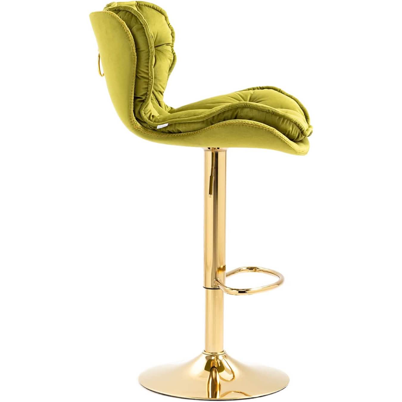 Vintage Swivel Velvet Bar Stools