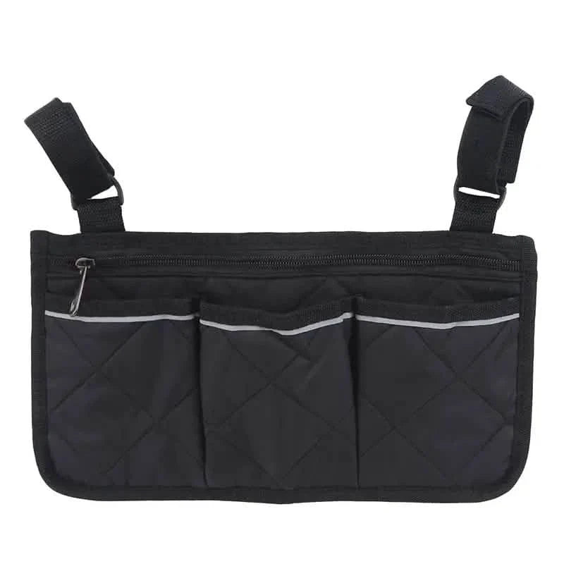 Wheelchair Armrest Organizer Bag